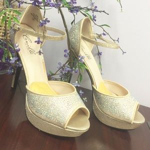 High heels with platform party shoes 👠